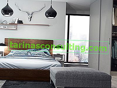 Camera da letto grigia in stile maschile - Uno dei colori che si adatta perfettamente agli interni disposti ...