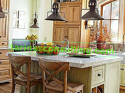 ** 1.  Rustikale Küche - welche Möbel sollten Sie wählen? ** - Holzmöbel spielen eine große Rolle in einer rustikalen Küche. ** Wa ...